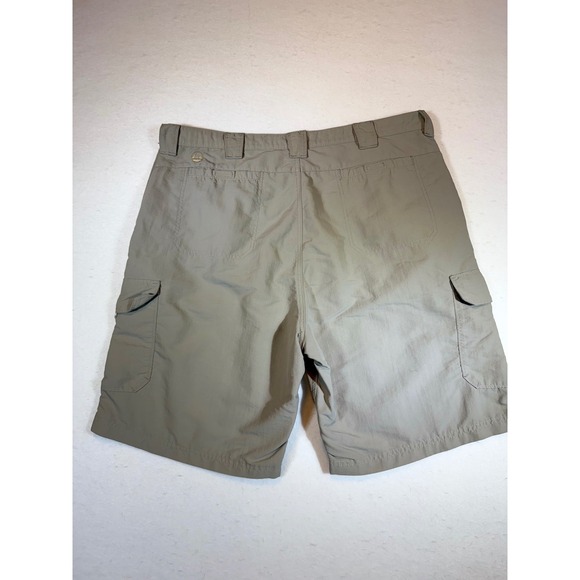 Wrangler Mens Cargo Shorts Tan Lightweight Outdoor Adventure Size 40 - Picture 2 of 5